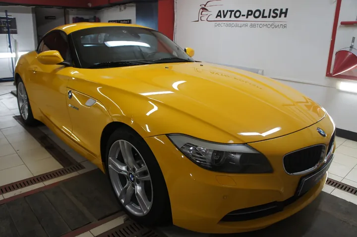 Нанесение Ceramic Pro 9H, обработка салона Ceramic Pro Leather для BMW Z4
