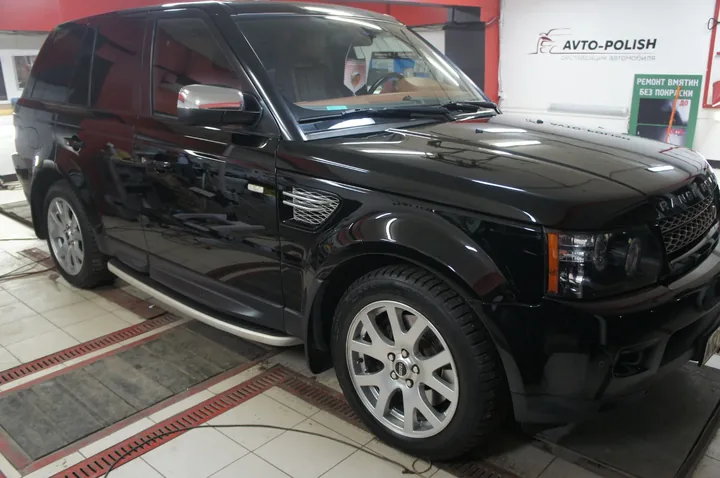 Восстановительная полировка для Range Rover Sport+Воск Meguiars. Устранение прожега на коже