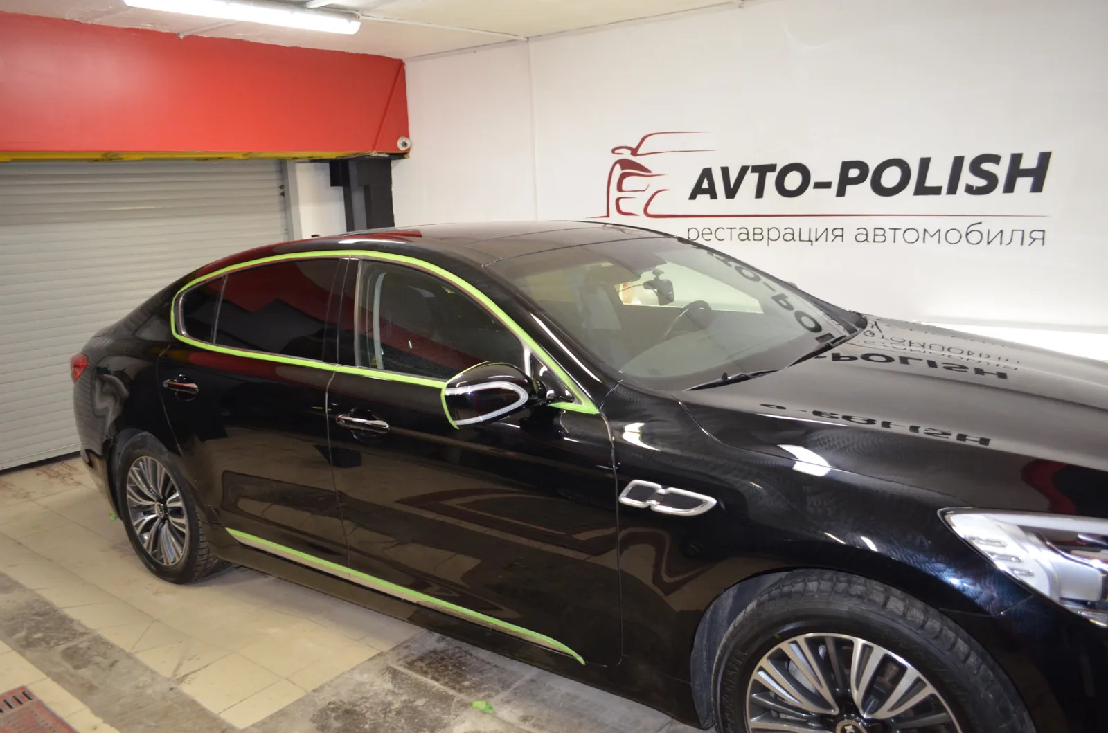 Восстановительная полировка+Meguiars Wax для KIA QUORIS