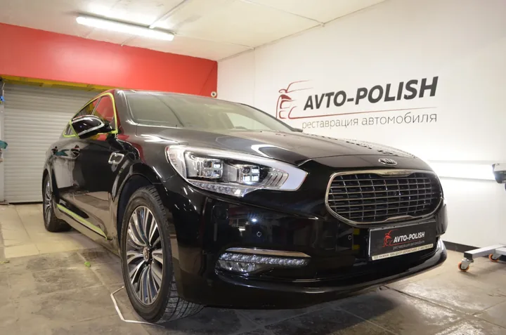 Восстановительная полировка+Meguiars Wax для KIA QUORIS Восстановительная полировка+Meguiars Wax для KIA QUORIS