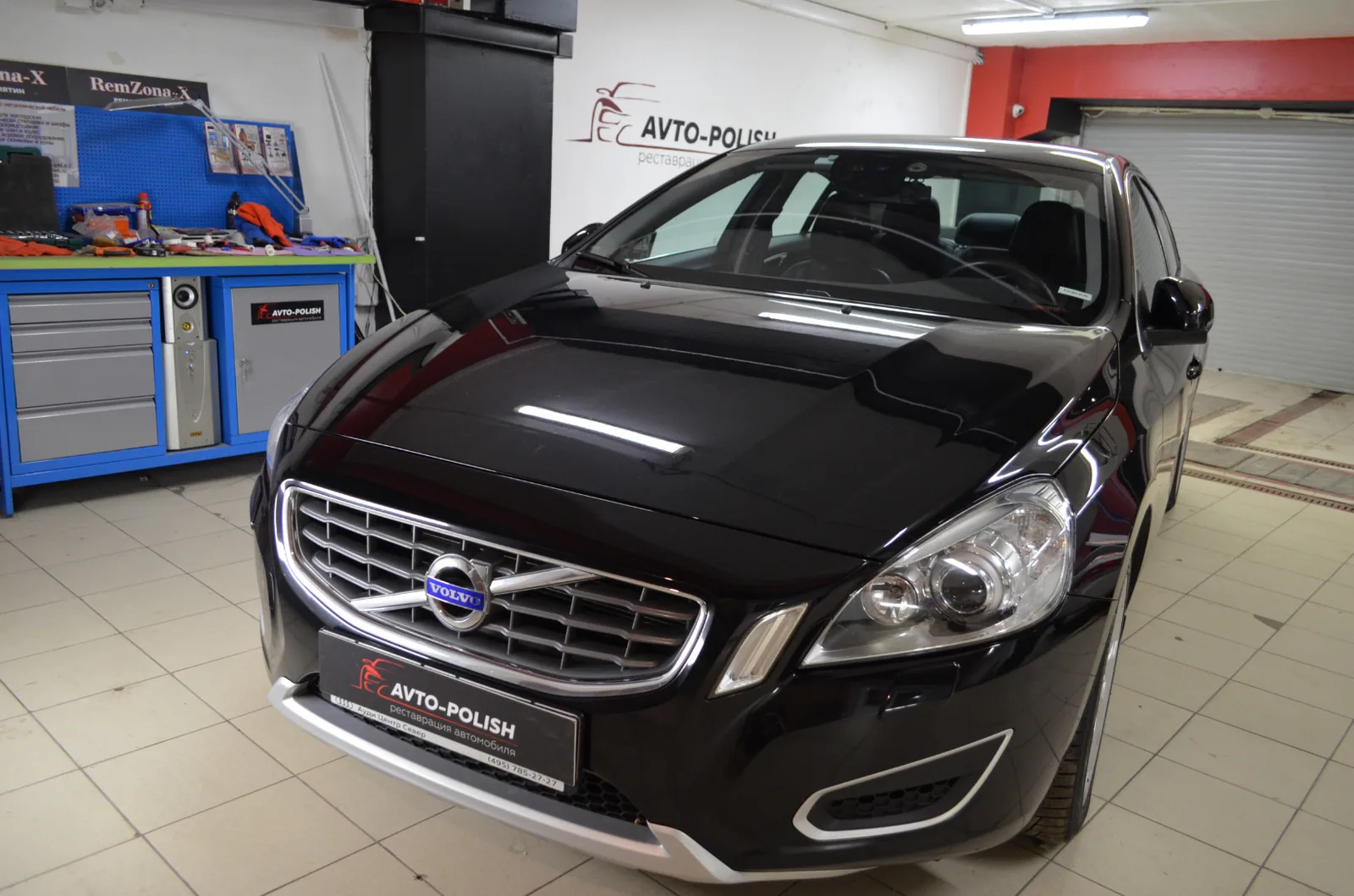 Восстановительная полировка+Meguiars Wax для Volvo S60