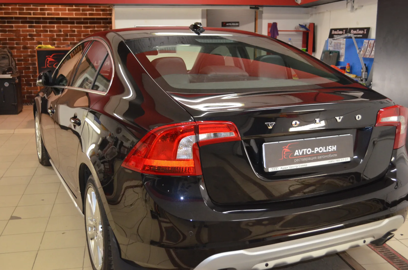 Восстановительная полировка+Meguiars Wax для Volvo S60