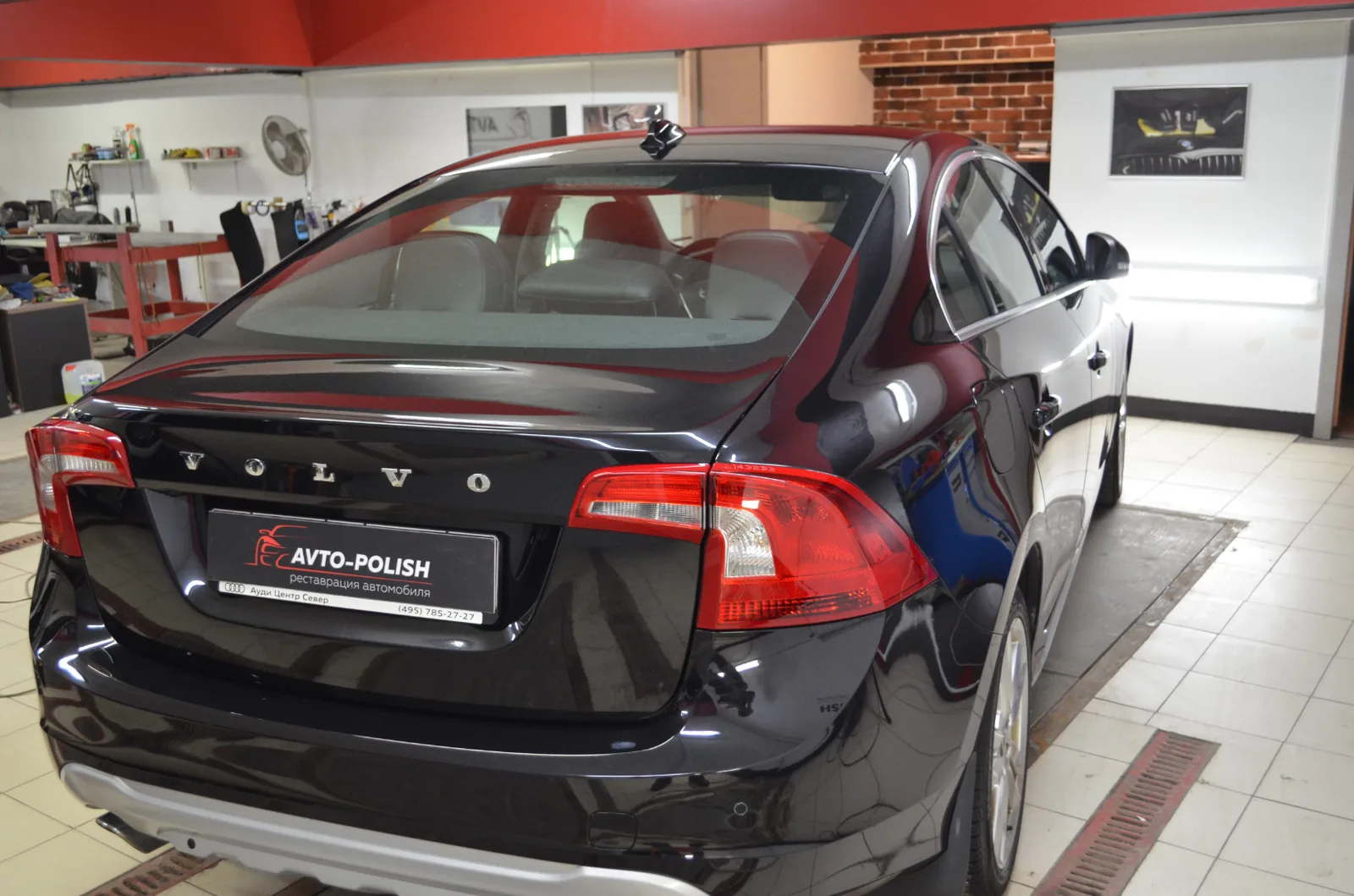 Восстановительная полировка+Meguiars Wax для Volvo S60