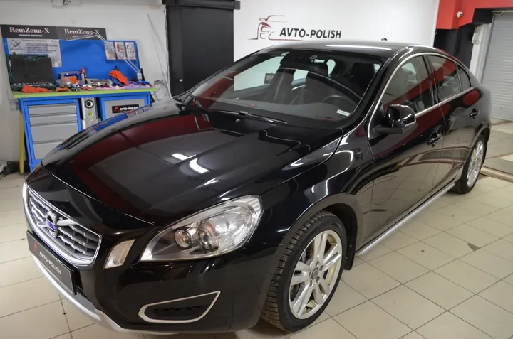 Восстановительная полировка+Meguiars Wax для Volvo S60 Восстановительная полировка+Meguiars Wax для Volvo S60