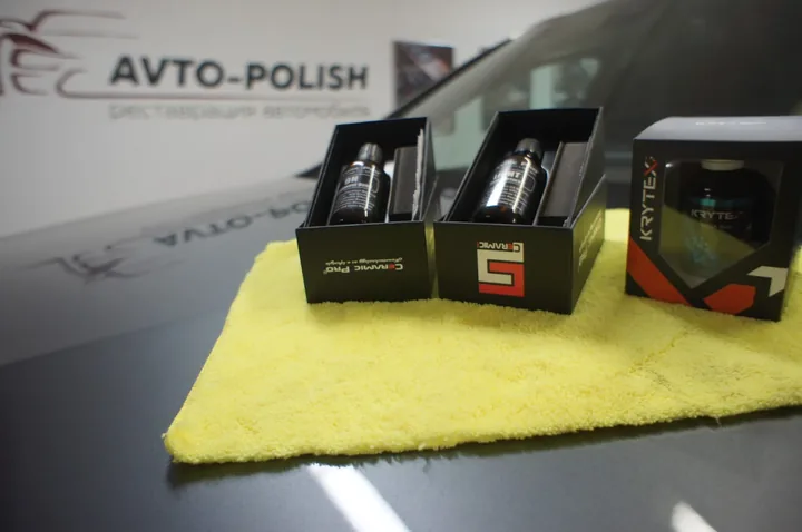 Обработка кузова Ceramic Pro 9h+антидождь KRYTEX для  Mercedes-Benz GLC 250