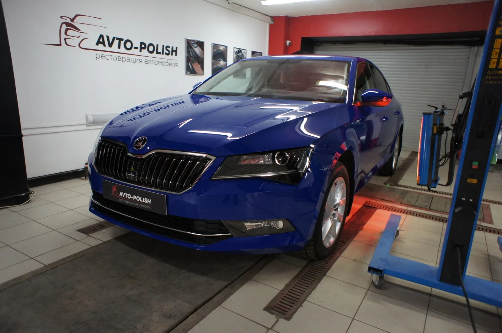 Нанесение Ceramic Pro 9H для Skoda Superb