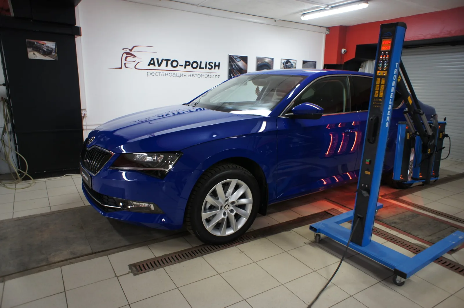 Нанесение Ceramic Pro 9H для Skoda Superb