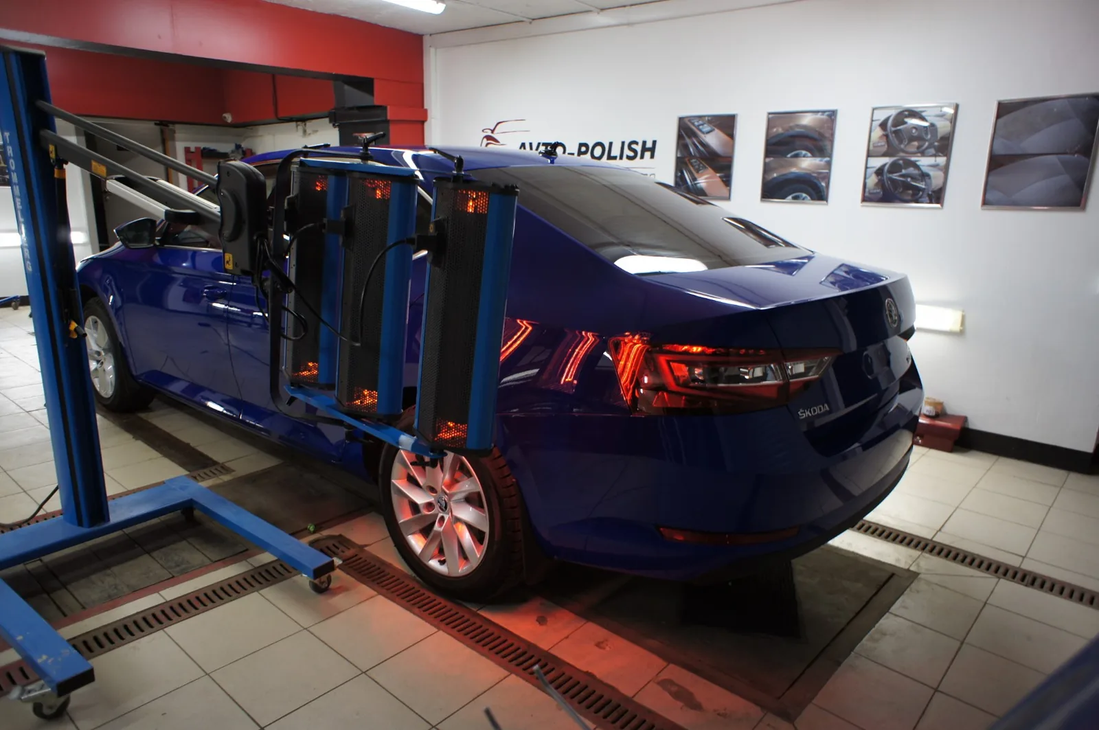 Нанесение Ceramic Pro 9H для Skoda Superb