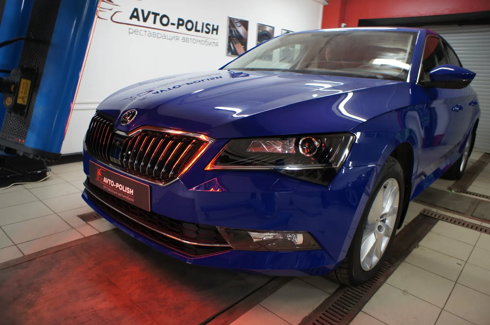 Нанесение Ceramic Pro 9H для Skoda Superb