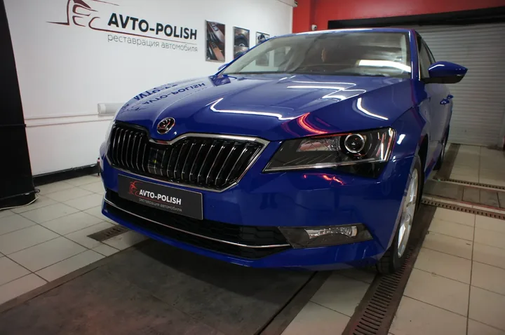 Нанесение Ceramic Pro 9H для Skoda Superb