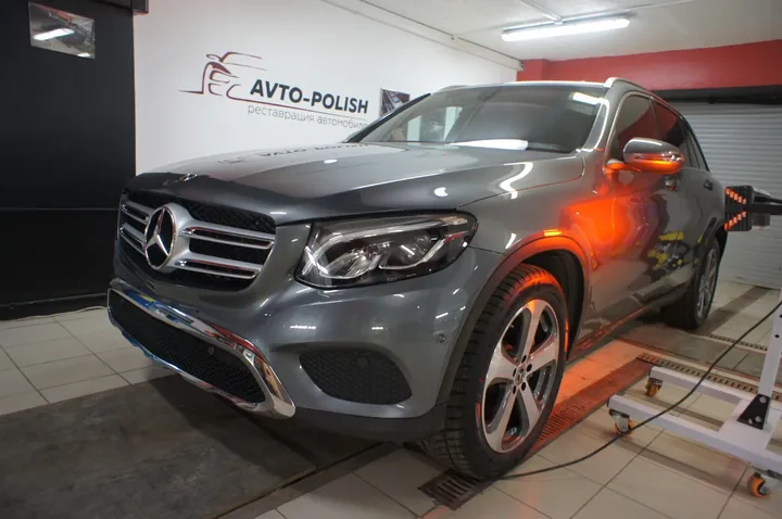 Абразивная полировка для Mercedes-Benz GLC Ceramic Pro 9H и антидождь KRYTEX