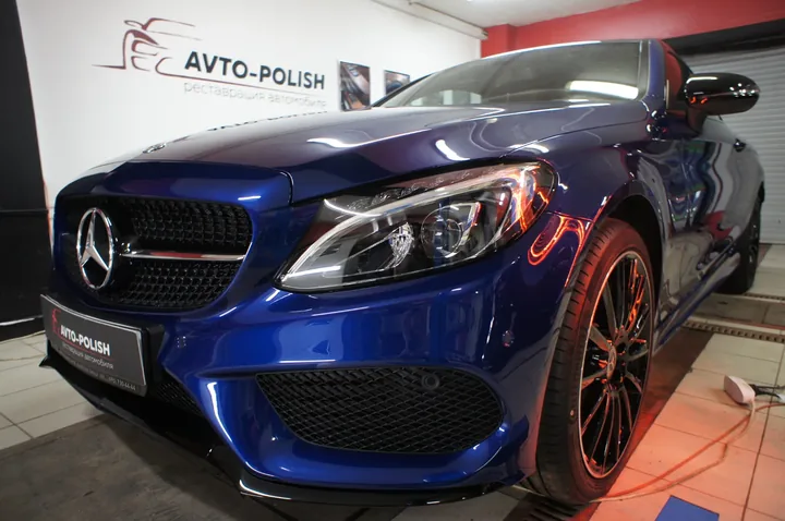 Нанесение Ceramic Pro 9H и Ceramic Pro Wheel для MB C200