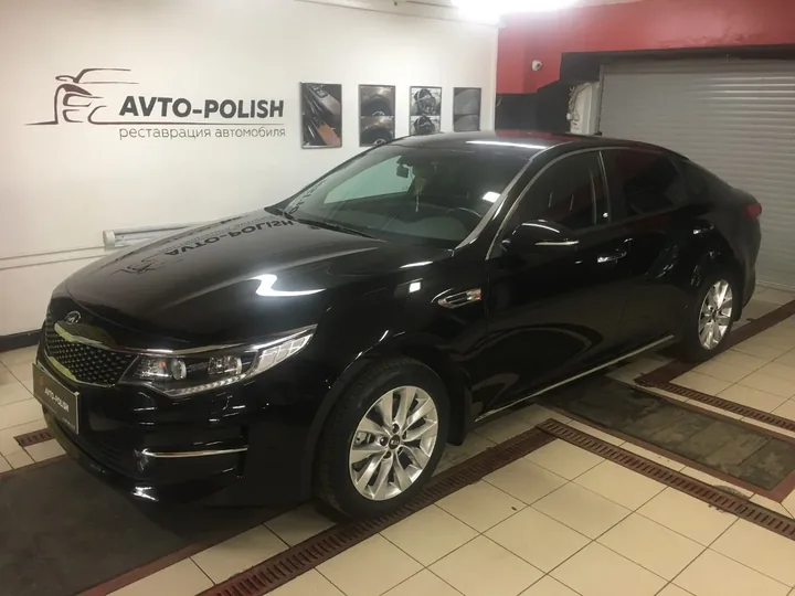Нанесение Ceramic Pro 9h для Kia Optima Нанесение Ceramic Pro 9h для Kia Optima