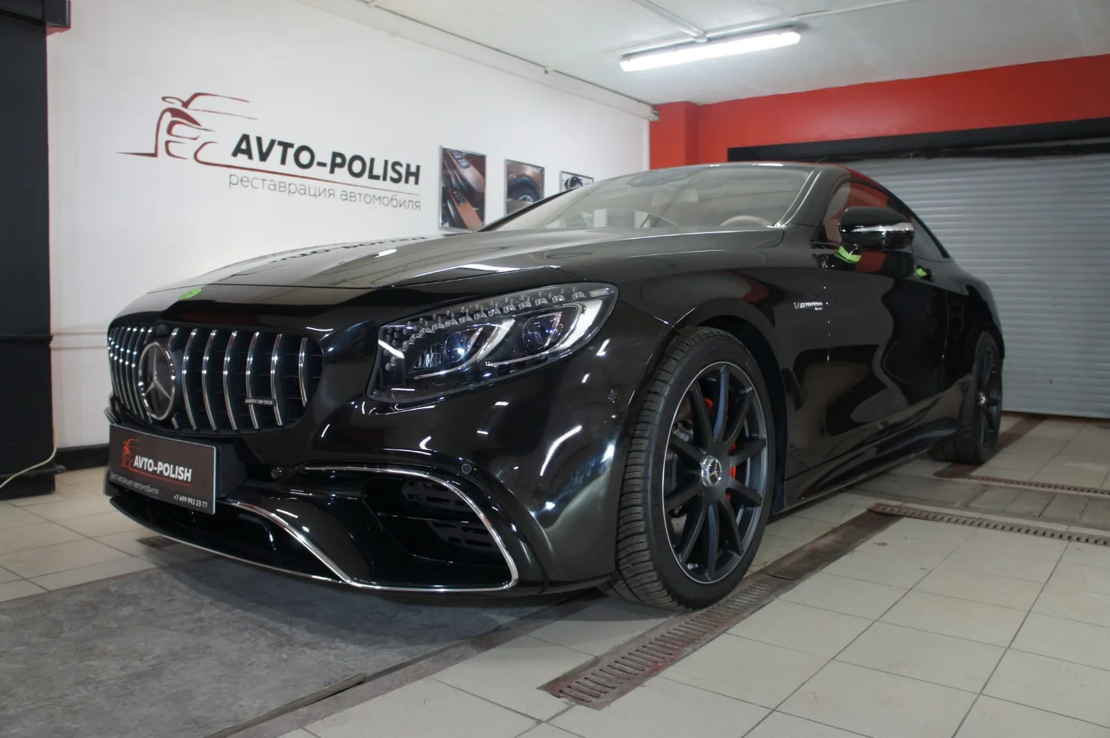 Нанесение Ceramic Pro 9H для Mercedes-Benz C63
