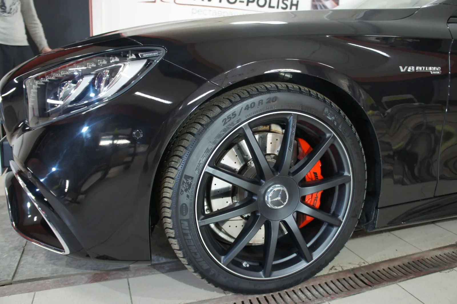 Нанесение Ceramic Pro 9H для Mercedes-Benz C63