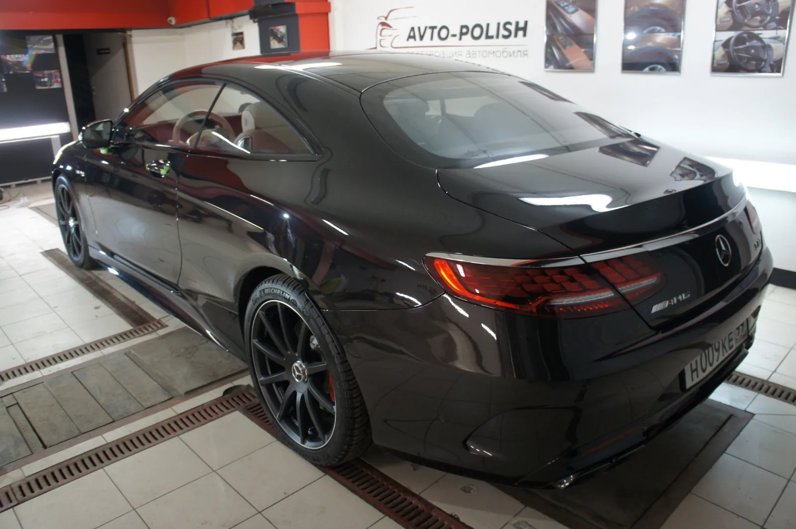 Нанесение Ceramic Pro 9H для Mercedes-Benz C63