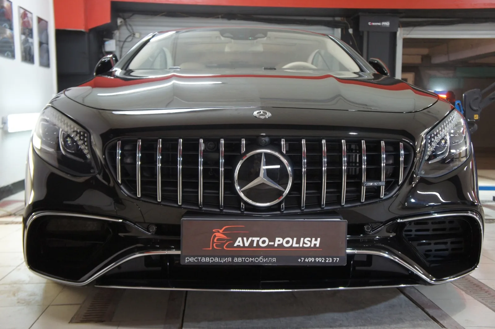 Нанесение Ceramic Pro 9H для Mercedes-Benz C63