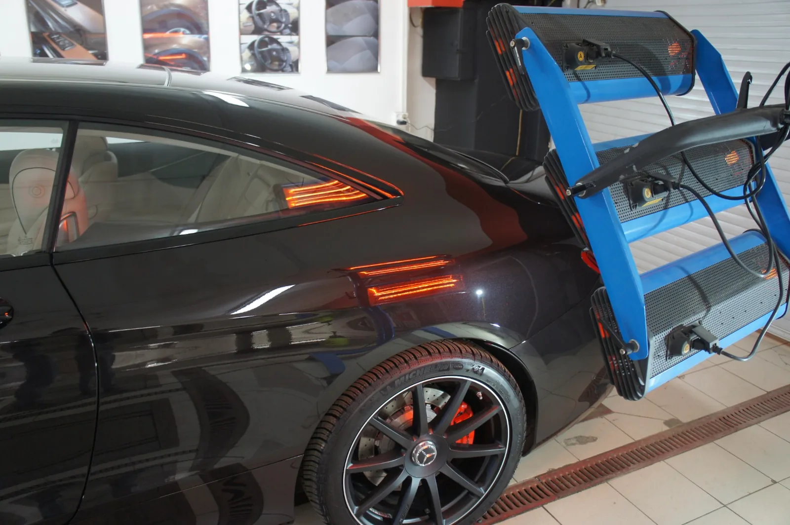 Нанесение Ceramic Pro 9H для Mercedes-Benz C63