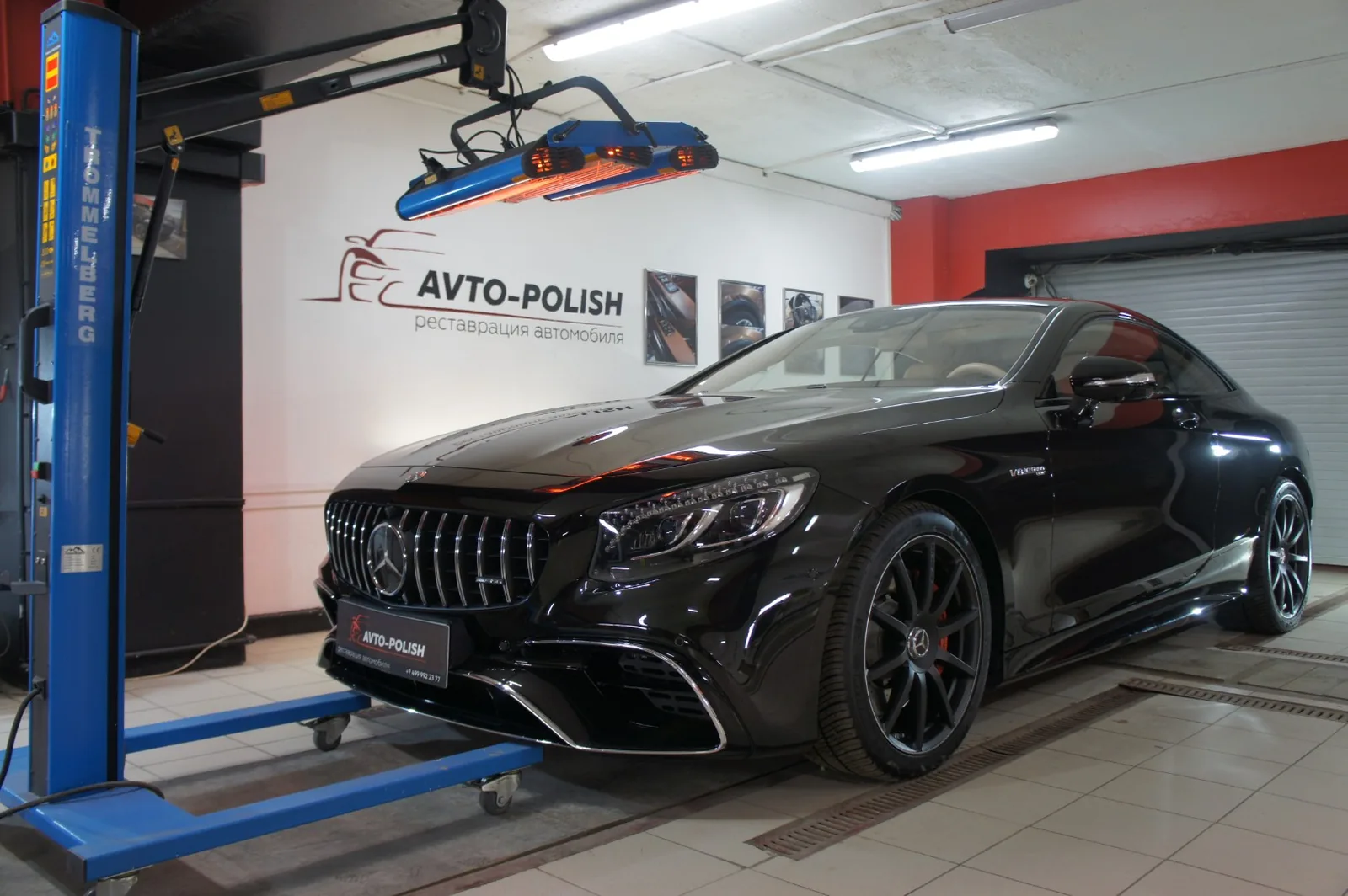 Нанесение Ceramic Pro 9H для Mercedes-Benz C63