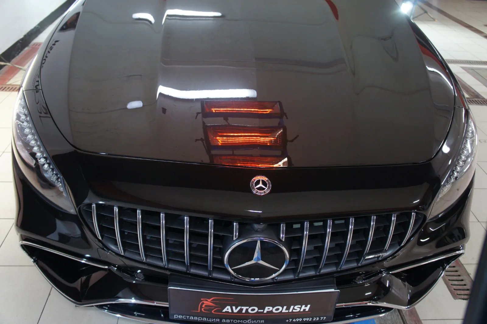 Нанесение Ceramic Pro 9H для Mercedes-Benz C63