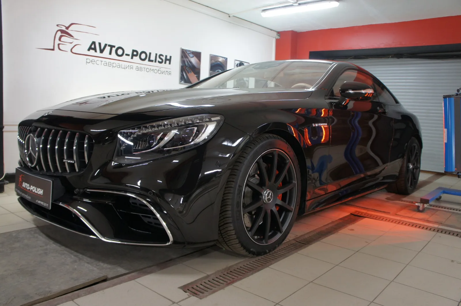 Нанесение Ceramic Pro 9H для Mercedes-Benz C63