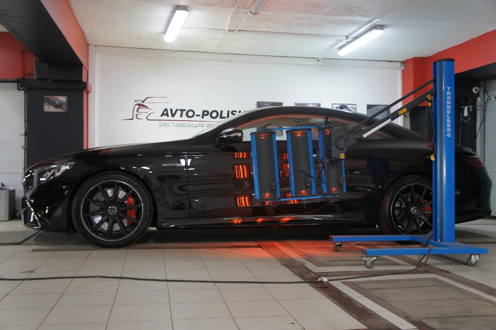Нанесение Ceramic Pro 9H для Mercedes-Benz C63