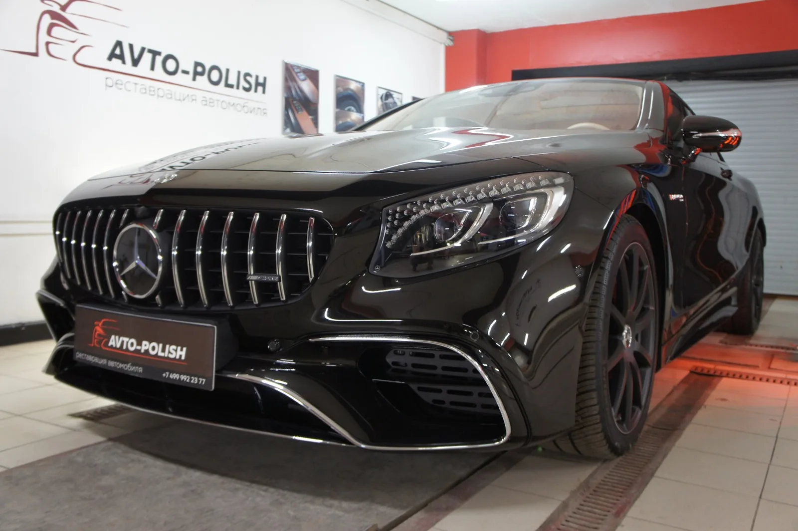Нанесение Ceramic Pro 9H для Mercedes-Benz C63