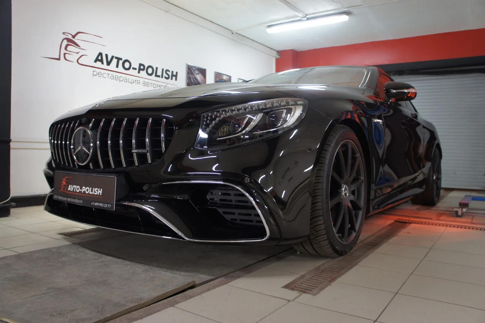 Нанесение Ceramic Pro 9H для Mercedes-Benz C63
