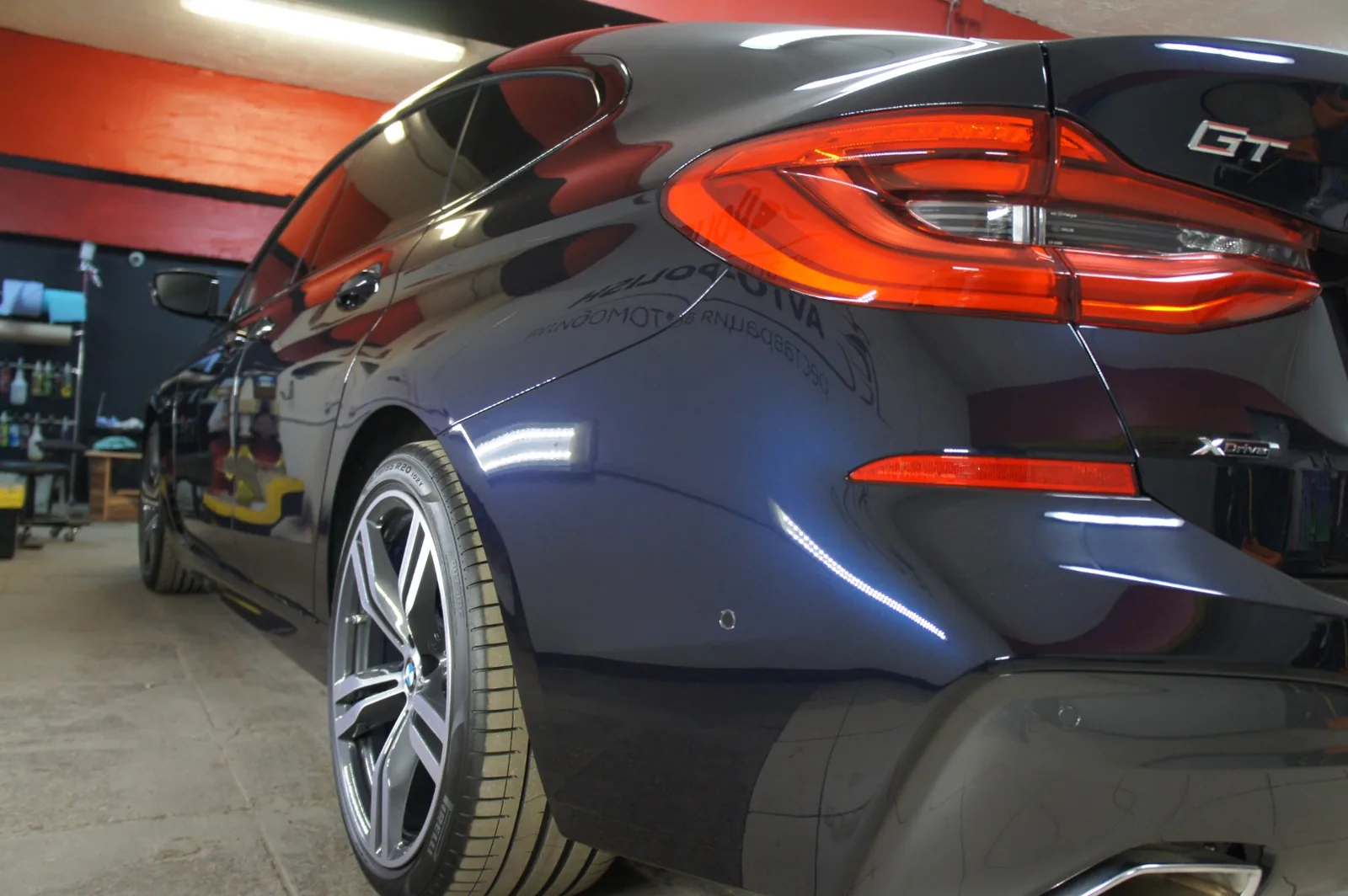 Восстановительная полировка + Gyeon Q2 для BMW GT