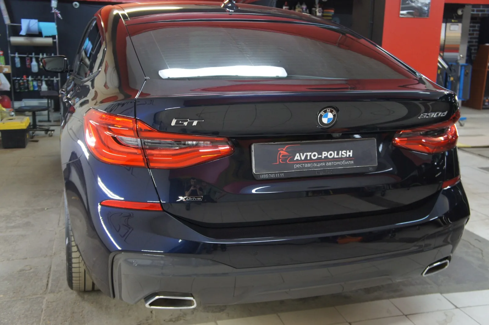 Восстановительная полировка + Gyeon Q2 для BMW GT