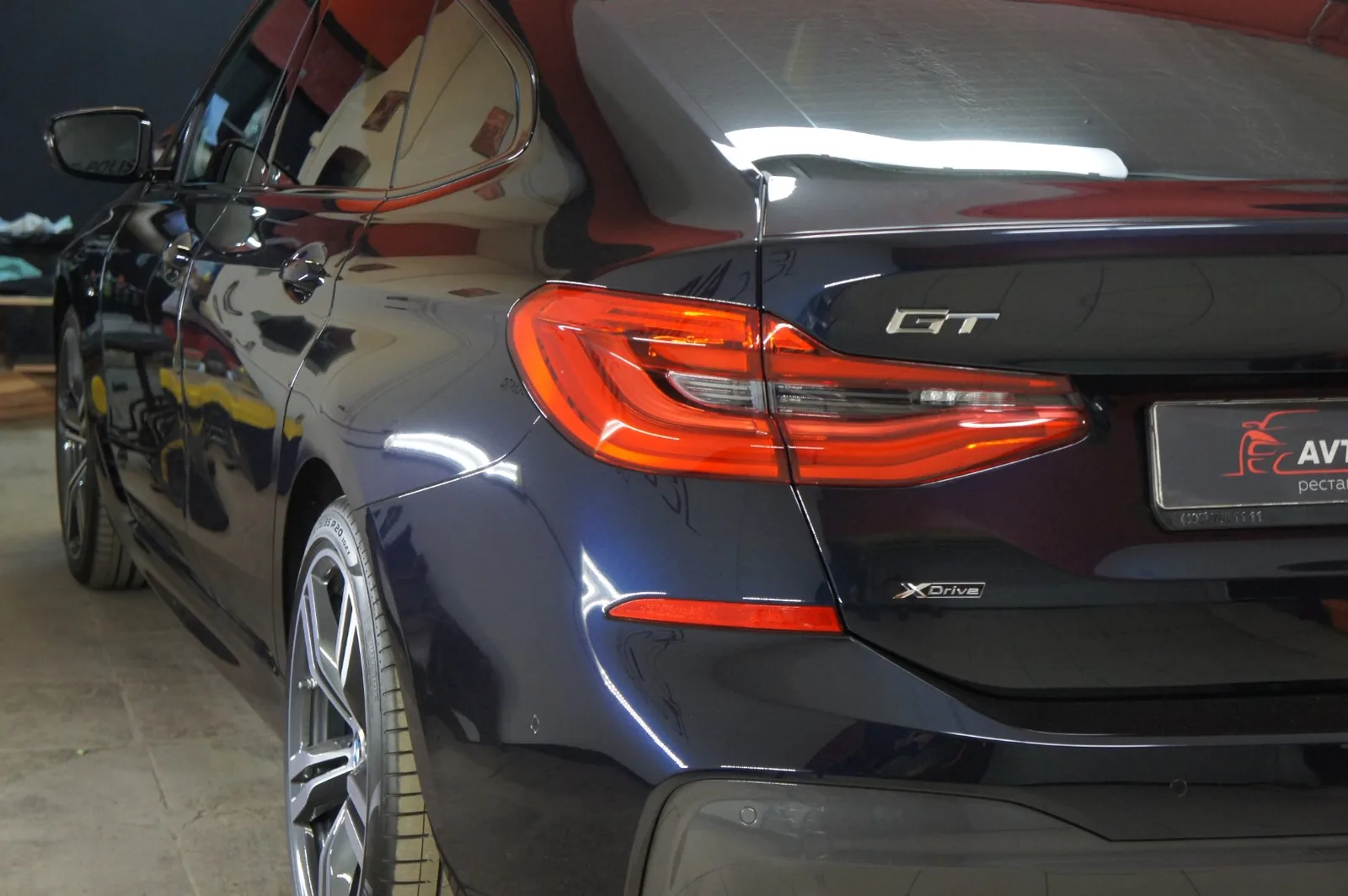 Восстановительная полировка + Gyeon Q2 для BMW GT