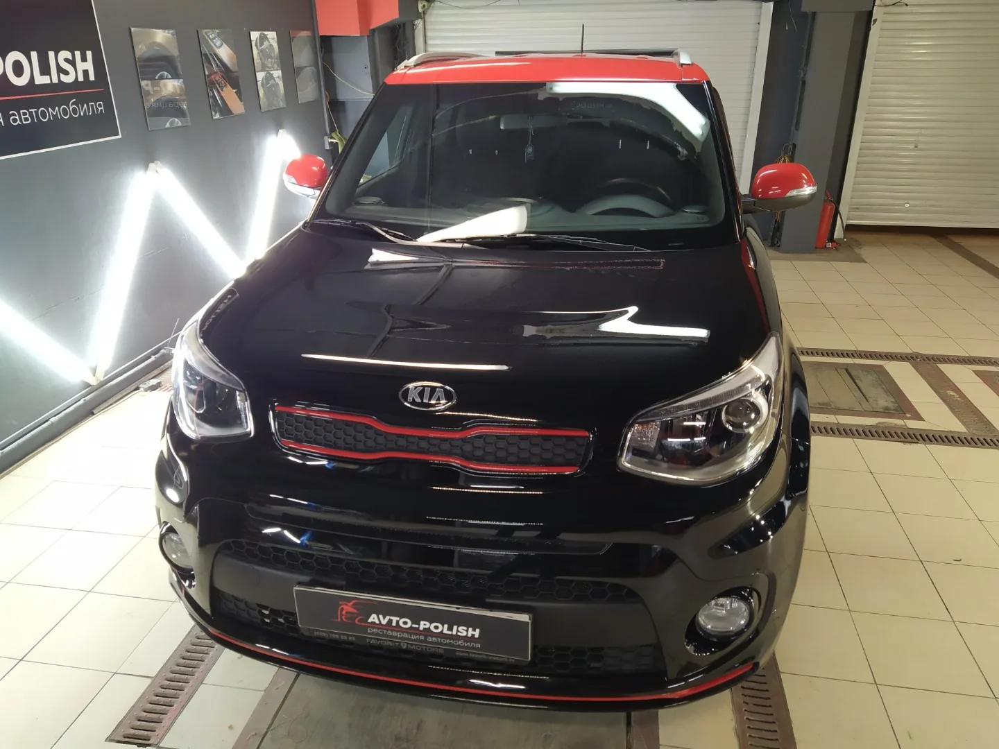 Нанесение Ceramic Pro 9H для Kia Soul