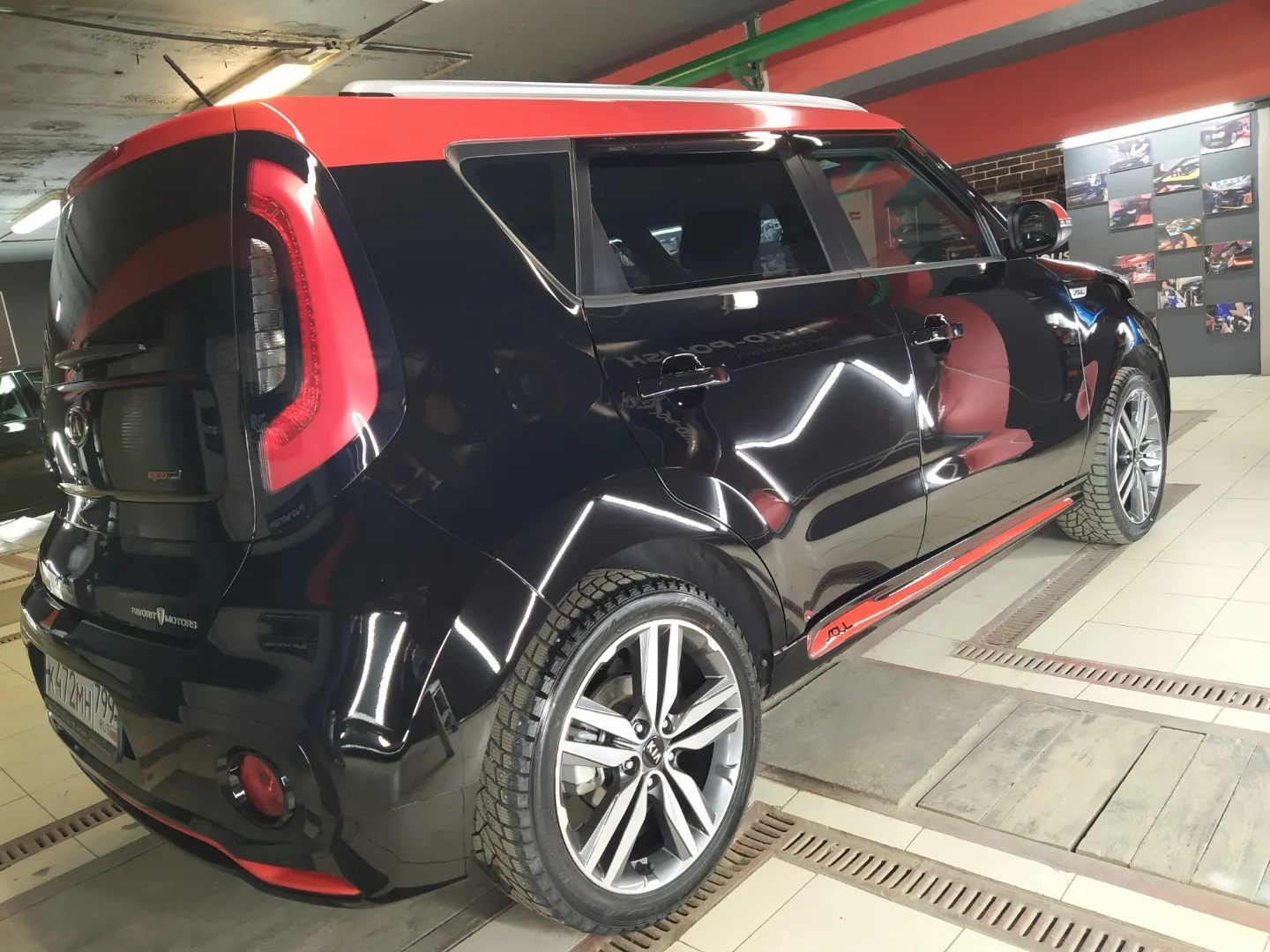 Нанесение Ceramic Pro 9H для Kia Soul