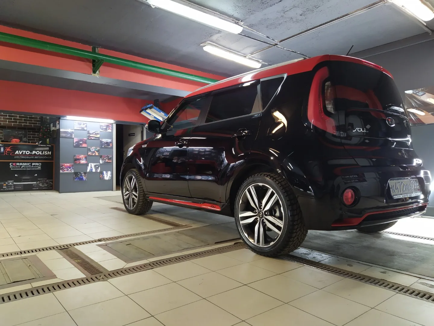 Нанесение Ceramic Pro 9H для Kia Soul