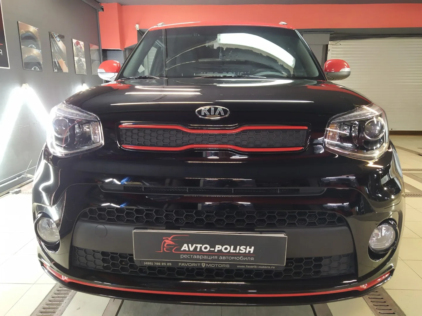Нанесение Ceramic Pro 9H для Kia Soul