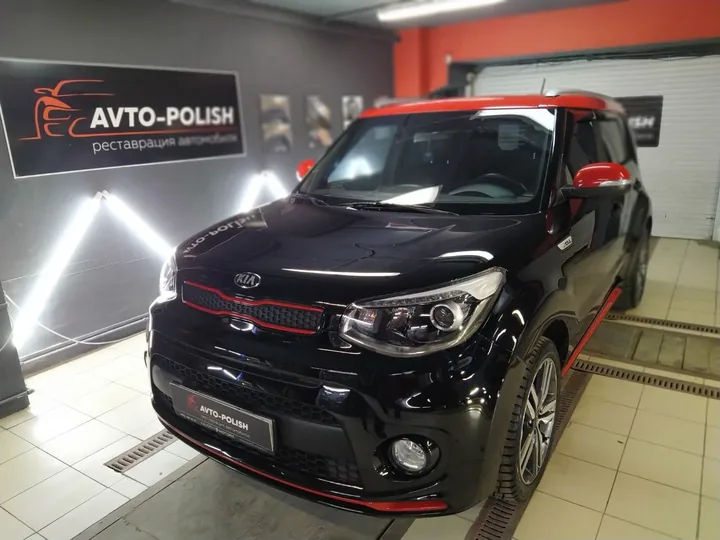 Нанесение Ceramic Pro 9H для Kia Soul