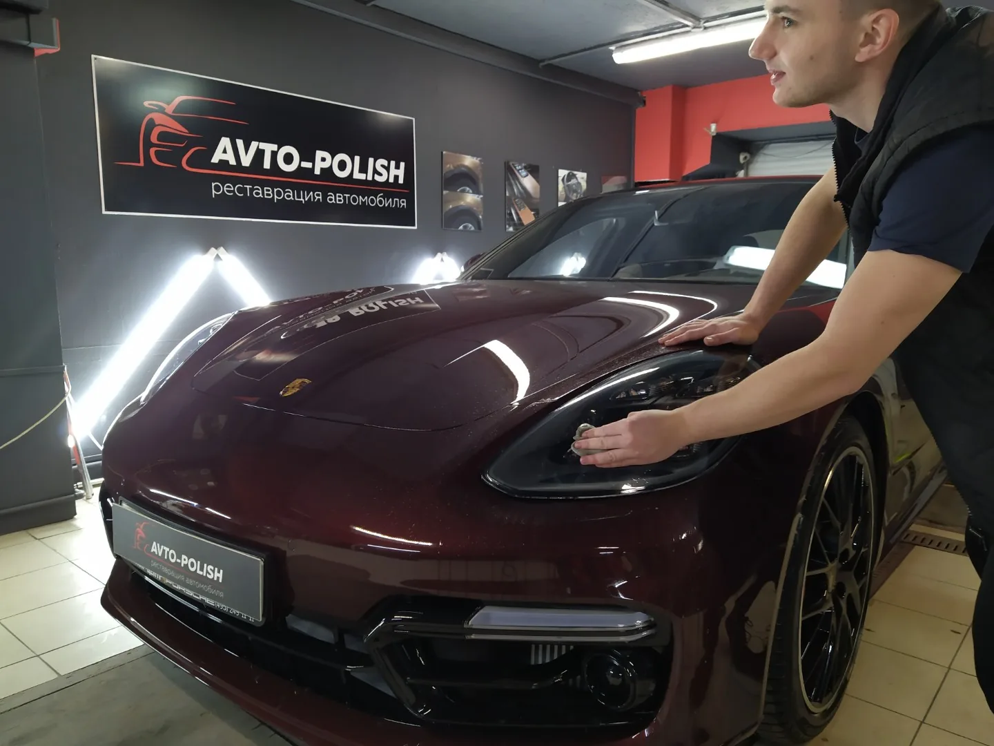 Нанесение Ceramic Pro 9H для Porsche Panamera