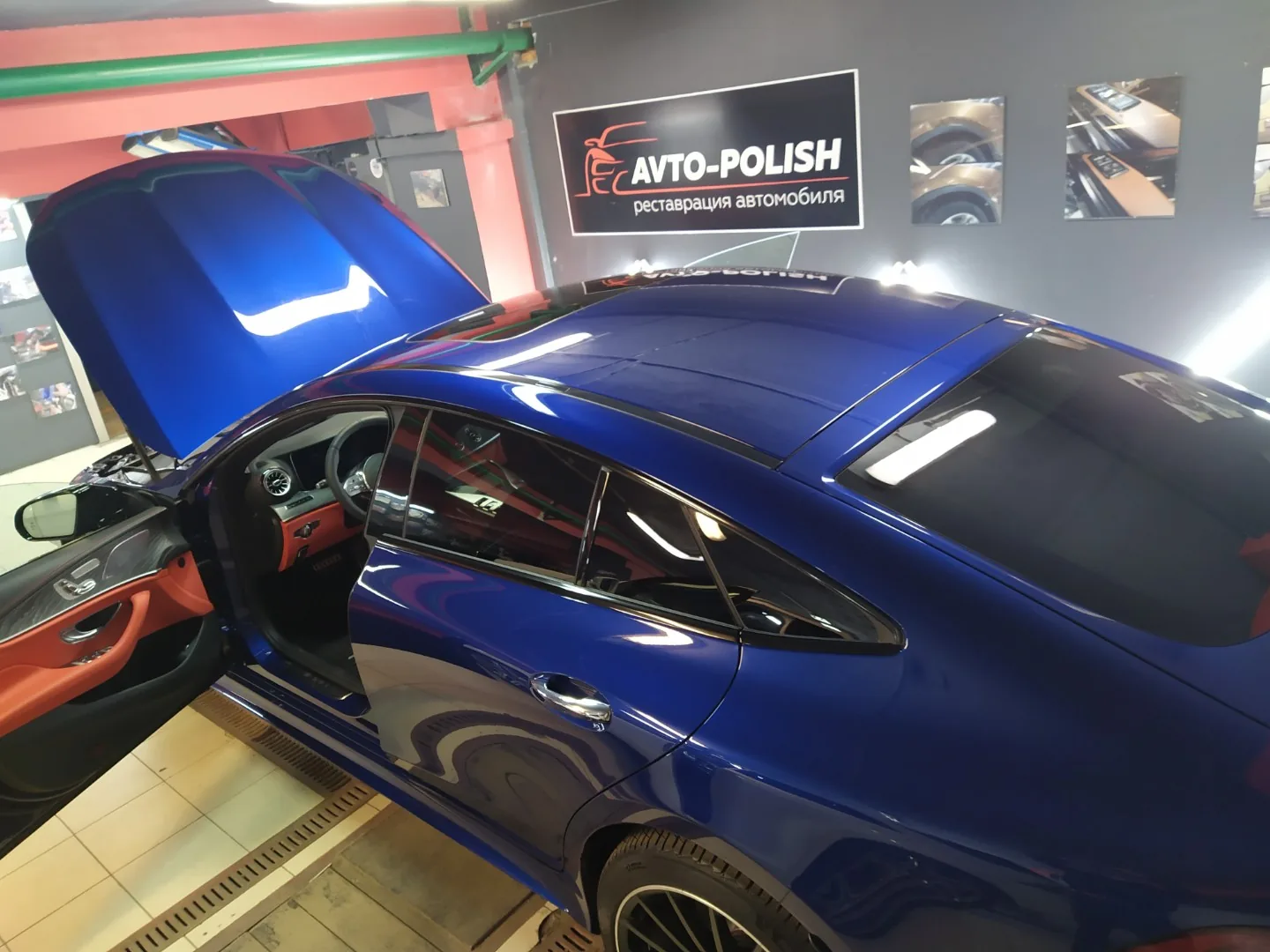 Оклейка пленкой SunTek и Обработка салона салона MB AMG GT43