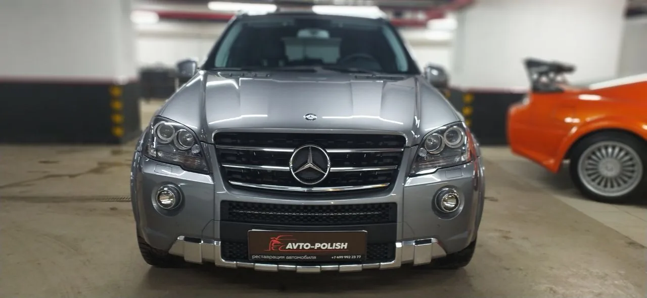 Нанесение Ceramic Pro 9H для Mercedes-Benz ML63