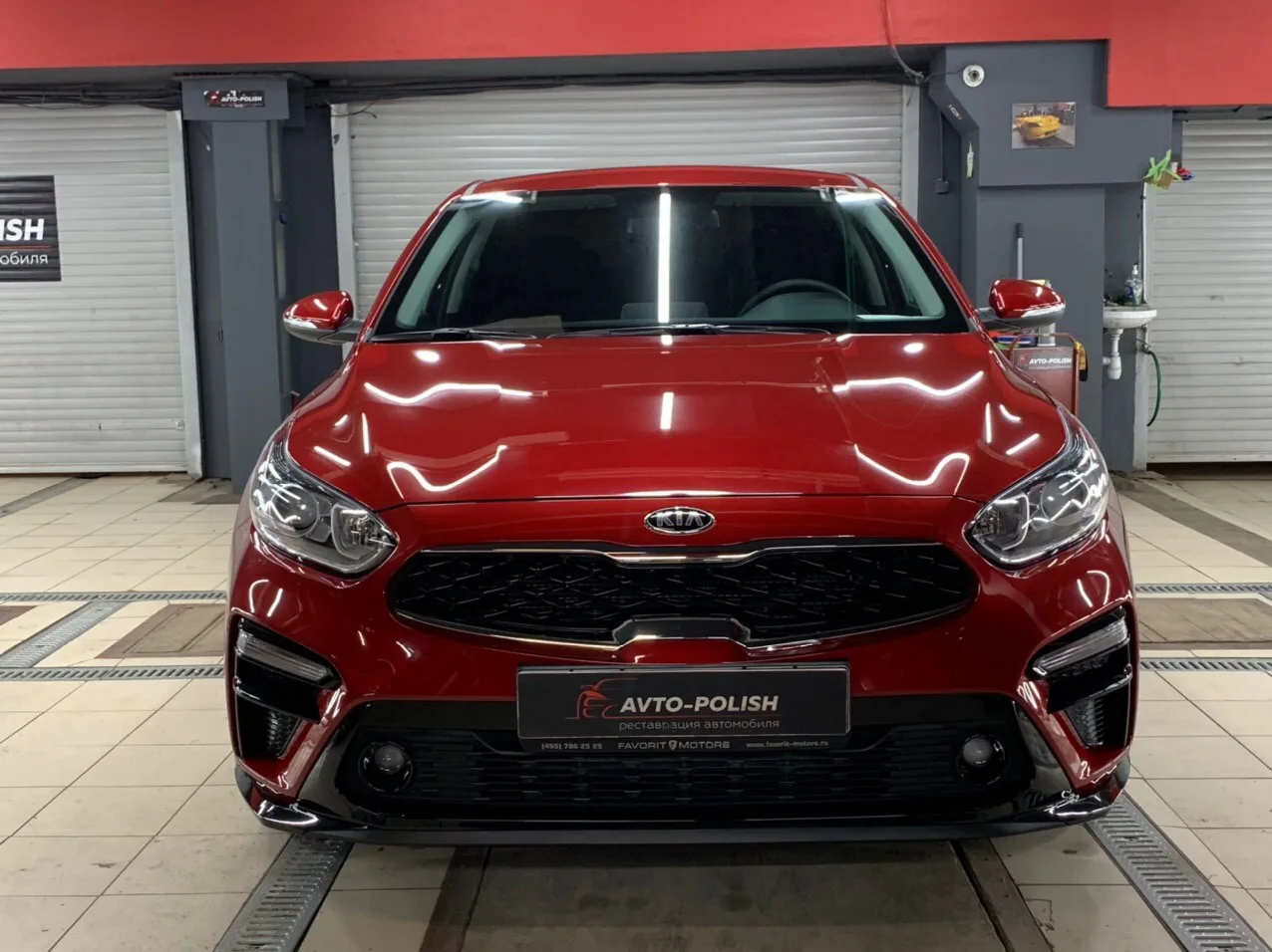 Нанесение Ceramic Pro 9H для Kia Serato
