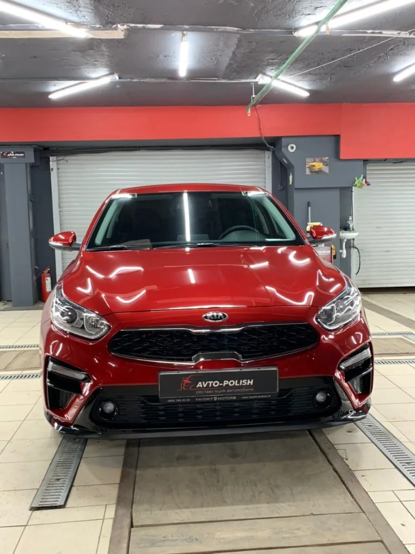 Нанесение Ceramic Pro 9H для Kia Serato