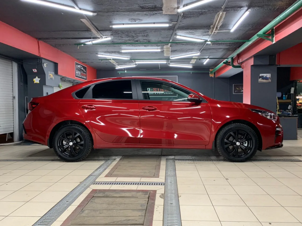 Нанесение Ceramic Pro 9H для Kia Serato