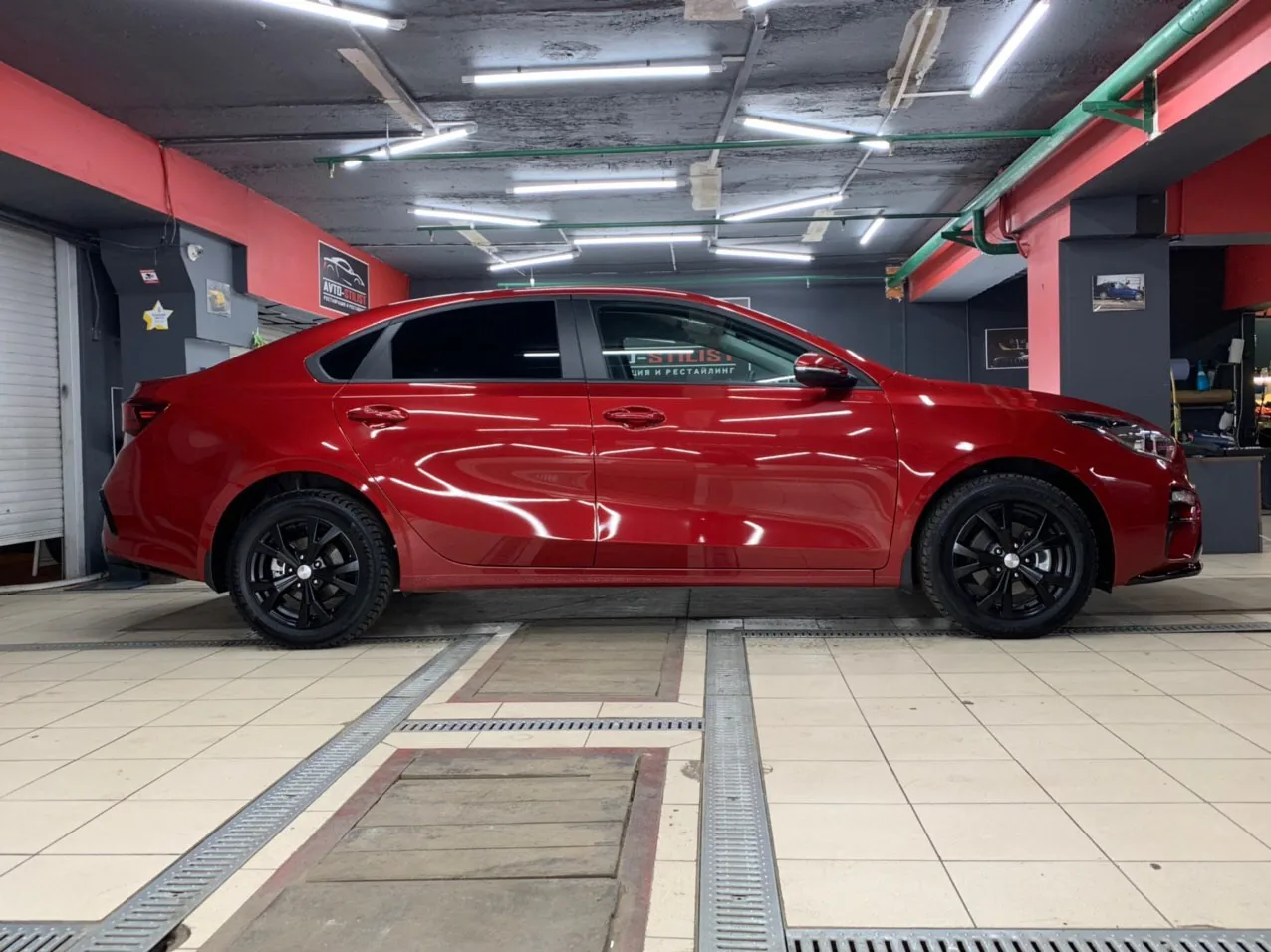 Нанесение Ceramic Pro 9H для Kia Serato