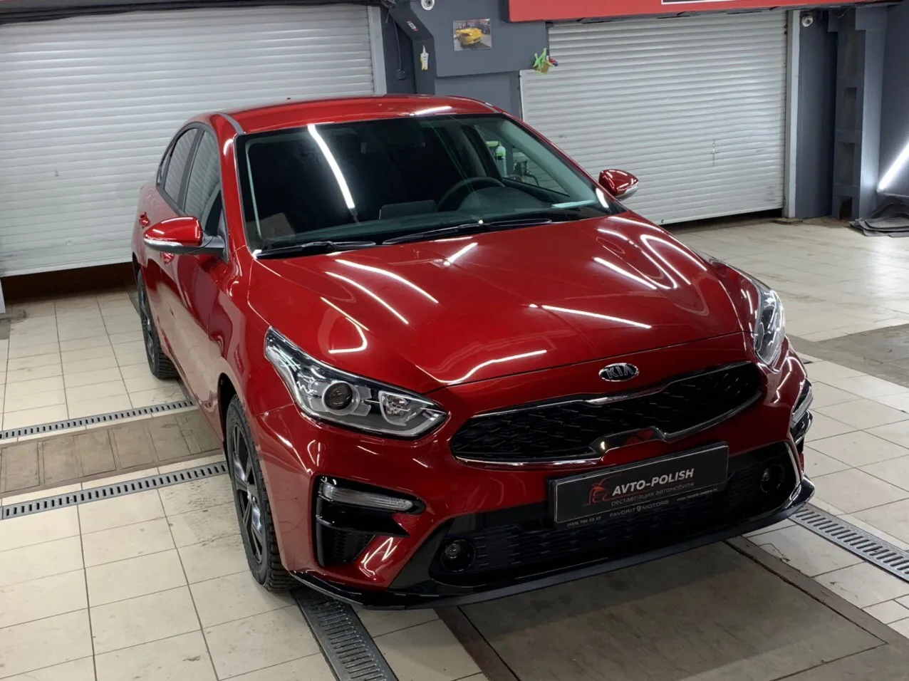 Нанесение Ceramic Pro 9H для Kia Serato