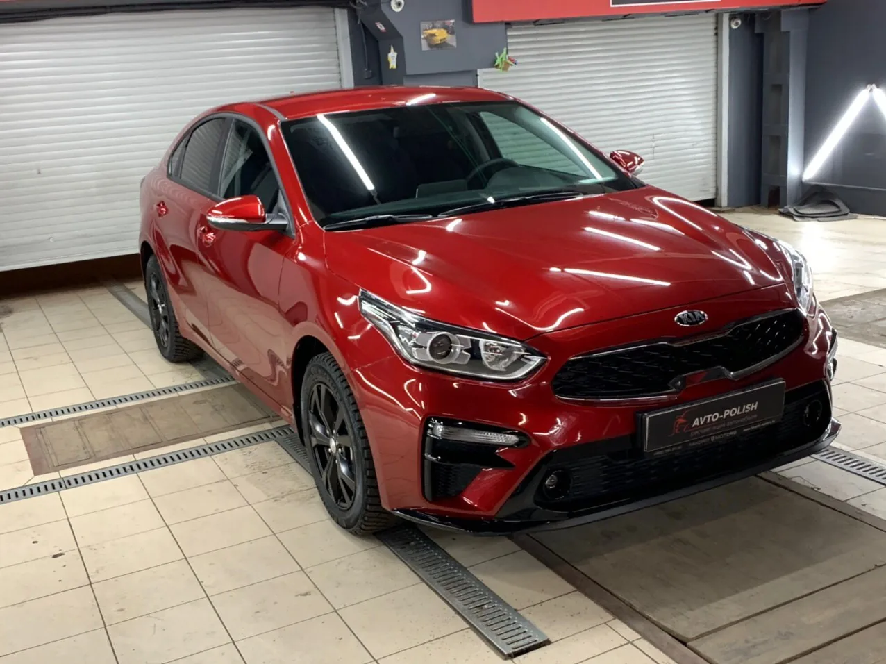 Нанесение Ceramic Pro 9H для Kia Serato