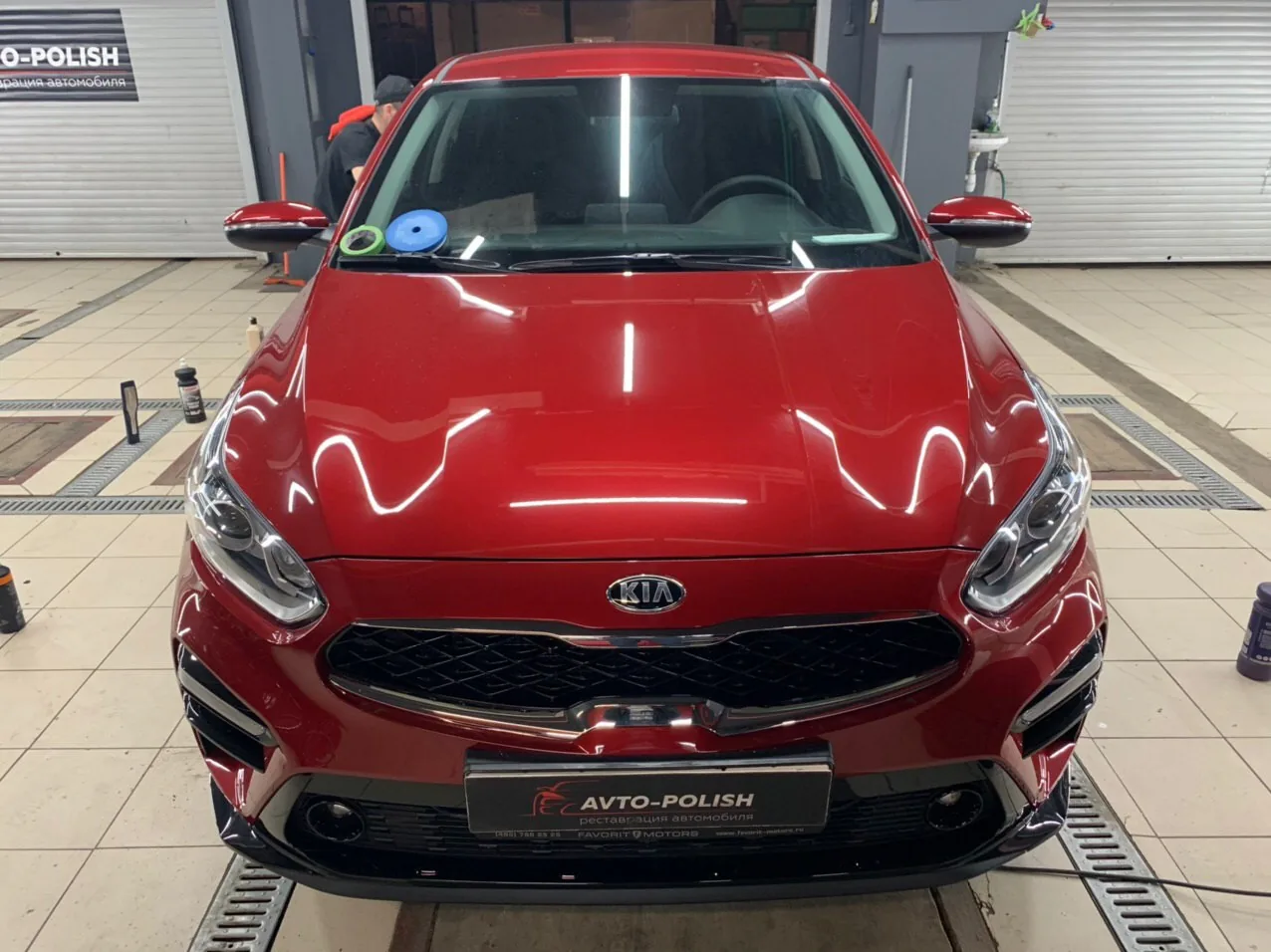 Нанесение Ceramic Pro 9H для Kia Serato