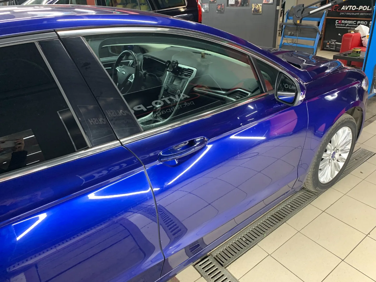 Полная полировка + подкраска сколов для Ford Mondeo