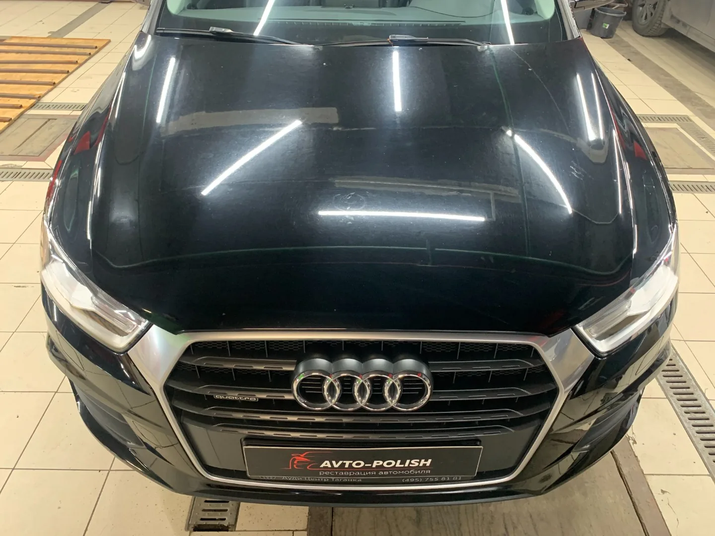 Полировка и нанесение Воска Meguiars для Audi Q3 2015