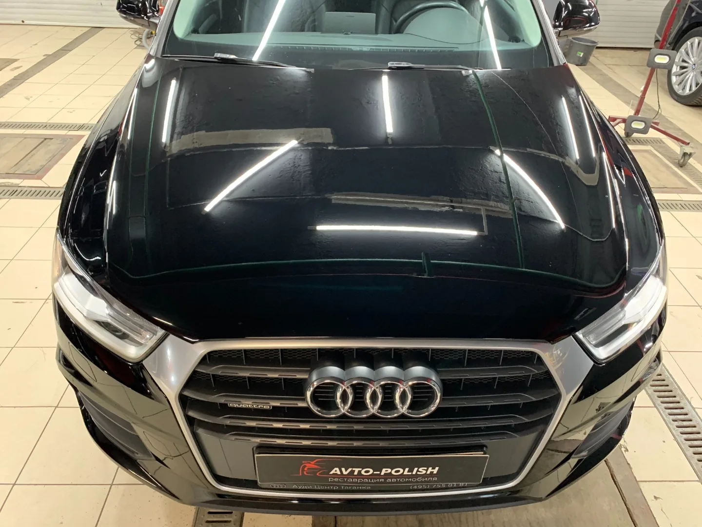 Полировка и нанесение Воска Meguiars для Audi Q3 2015