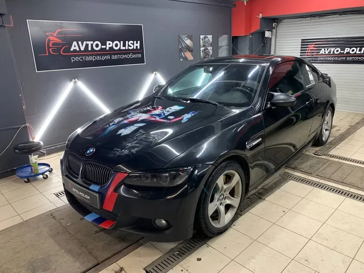 Реставрация салона, Покраска руля для BMW E92 Реставрация салона, Покраска руля для BMW E92